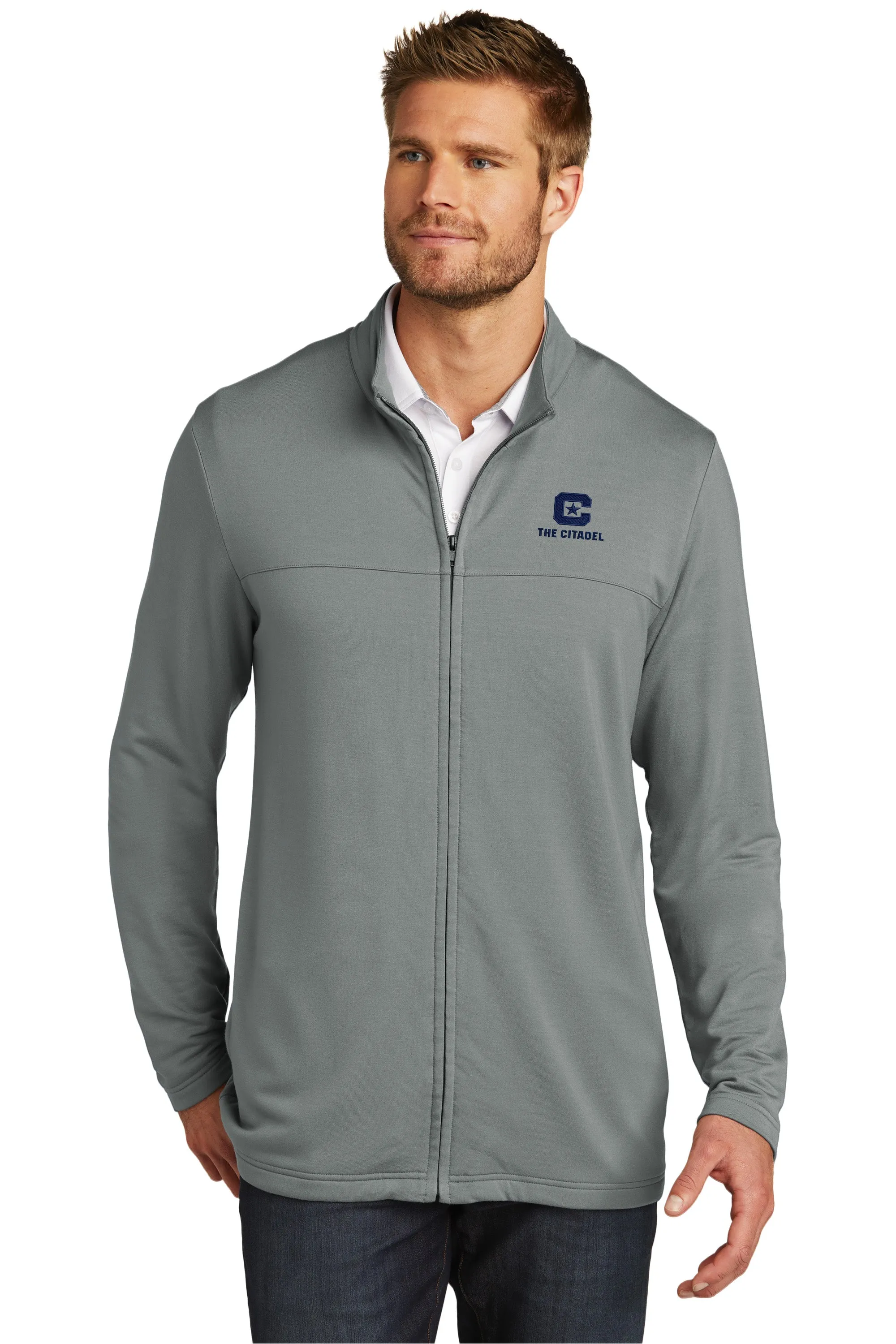 The Citadel C, TravisMathew Newport Full-Zip Fleece Jacket