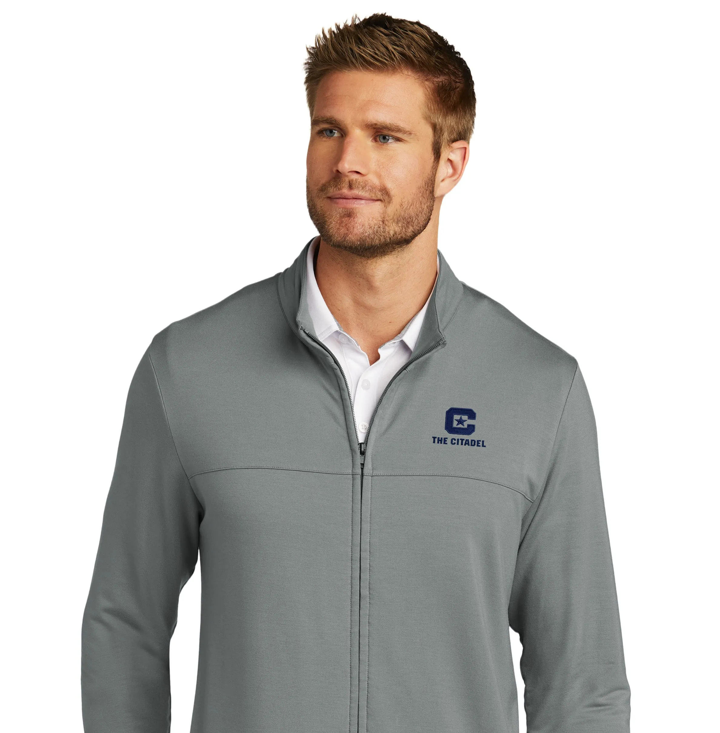 The Citadel C, TravisMathew Newport Full-Zip Fleece Jacket