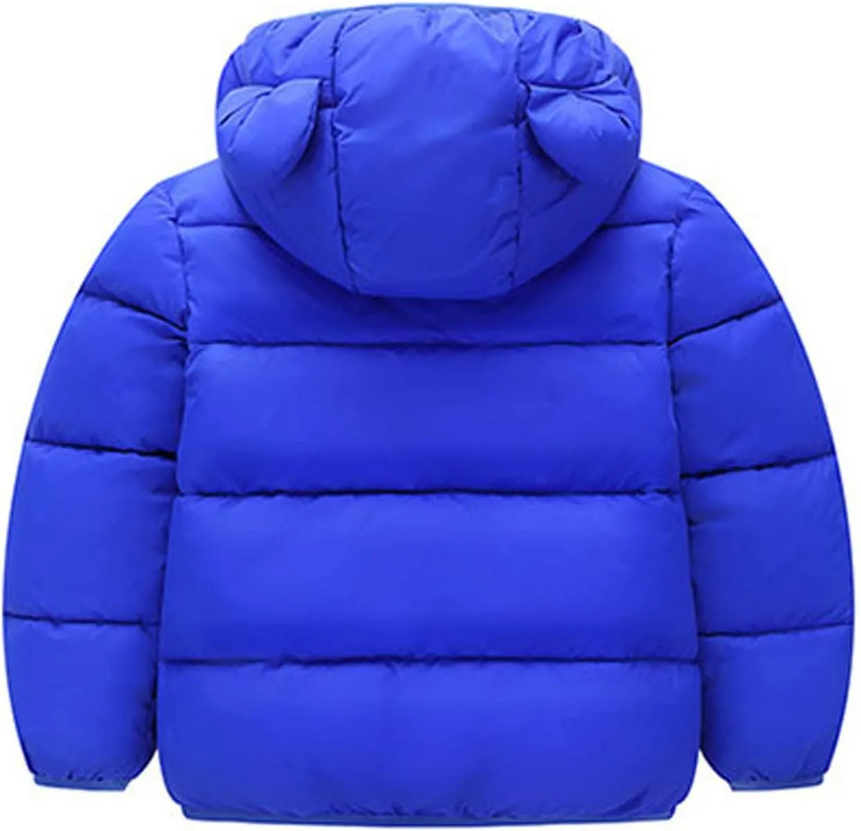 Toddler Winter Jacket Kids Fleece Lined Puffer Jacket Warm Coats for Girls Bear Ear Jacket Boys Infant Hoodie Jacket