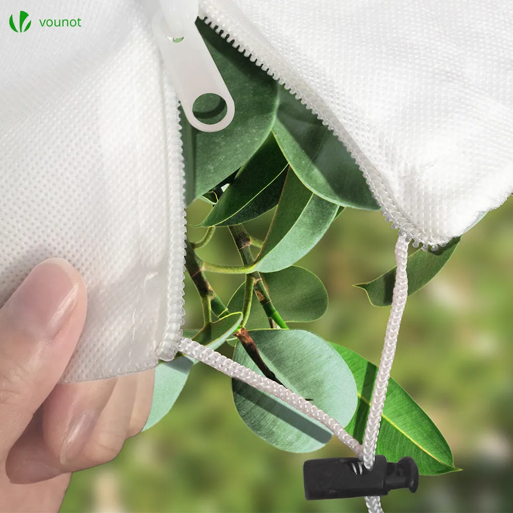 VOUNOT 3 Packs Plant Protection Winter Fleece 80GSMHorticultural Fleece Jacket 2m x 2.4m