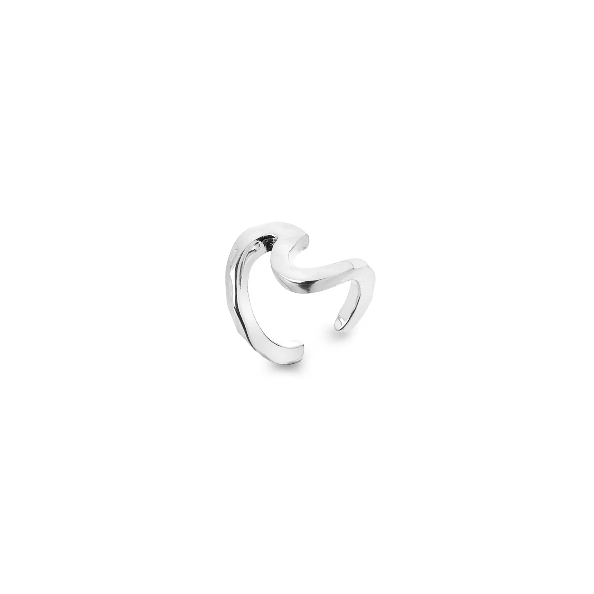 Wave ear cuff