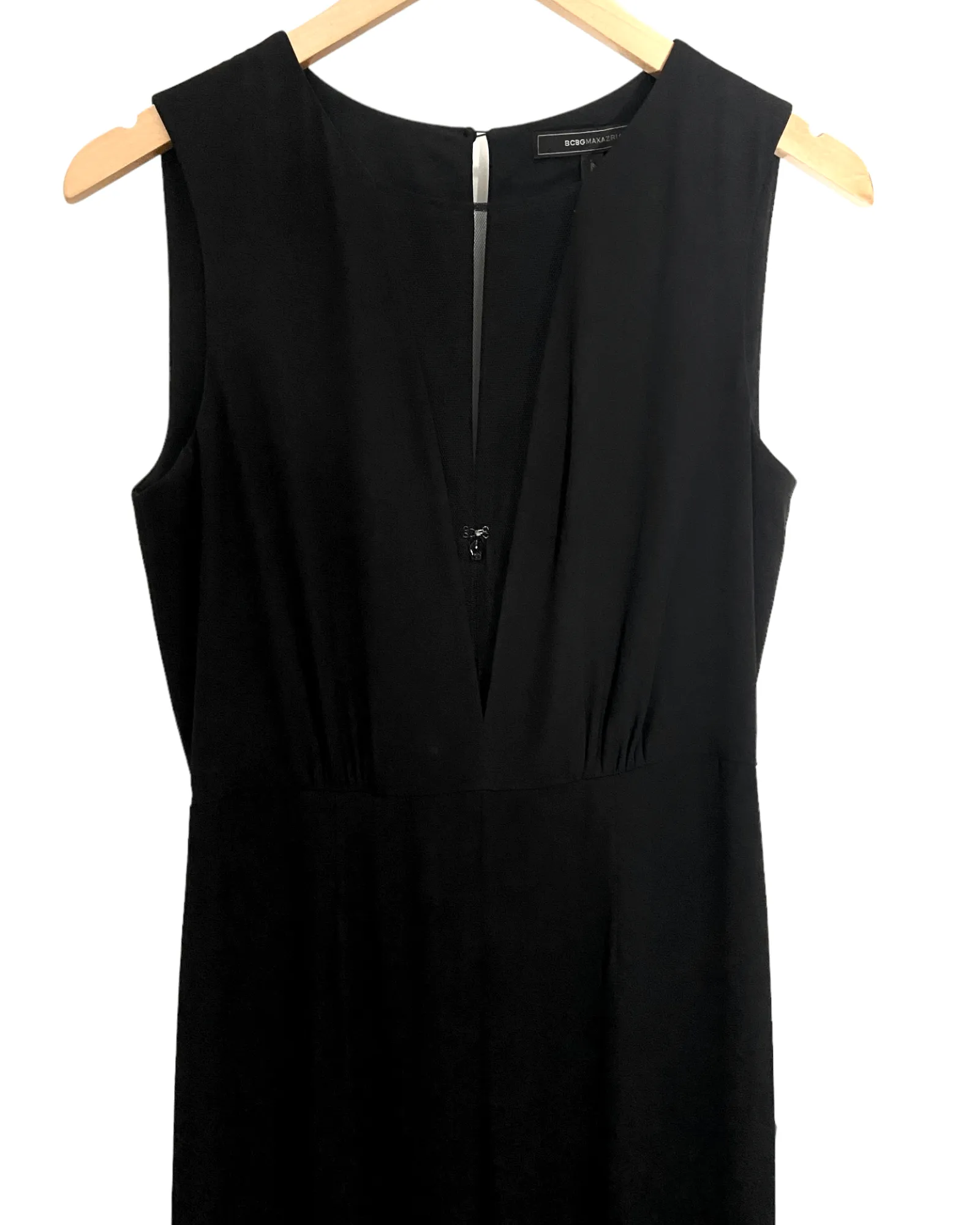 Winter Black Sheer Paneled Wide Leg Jumpsuit