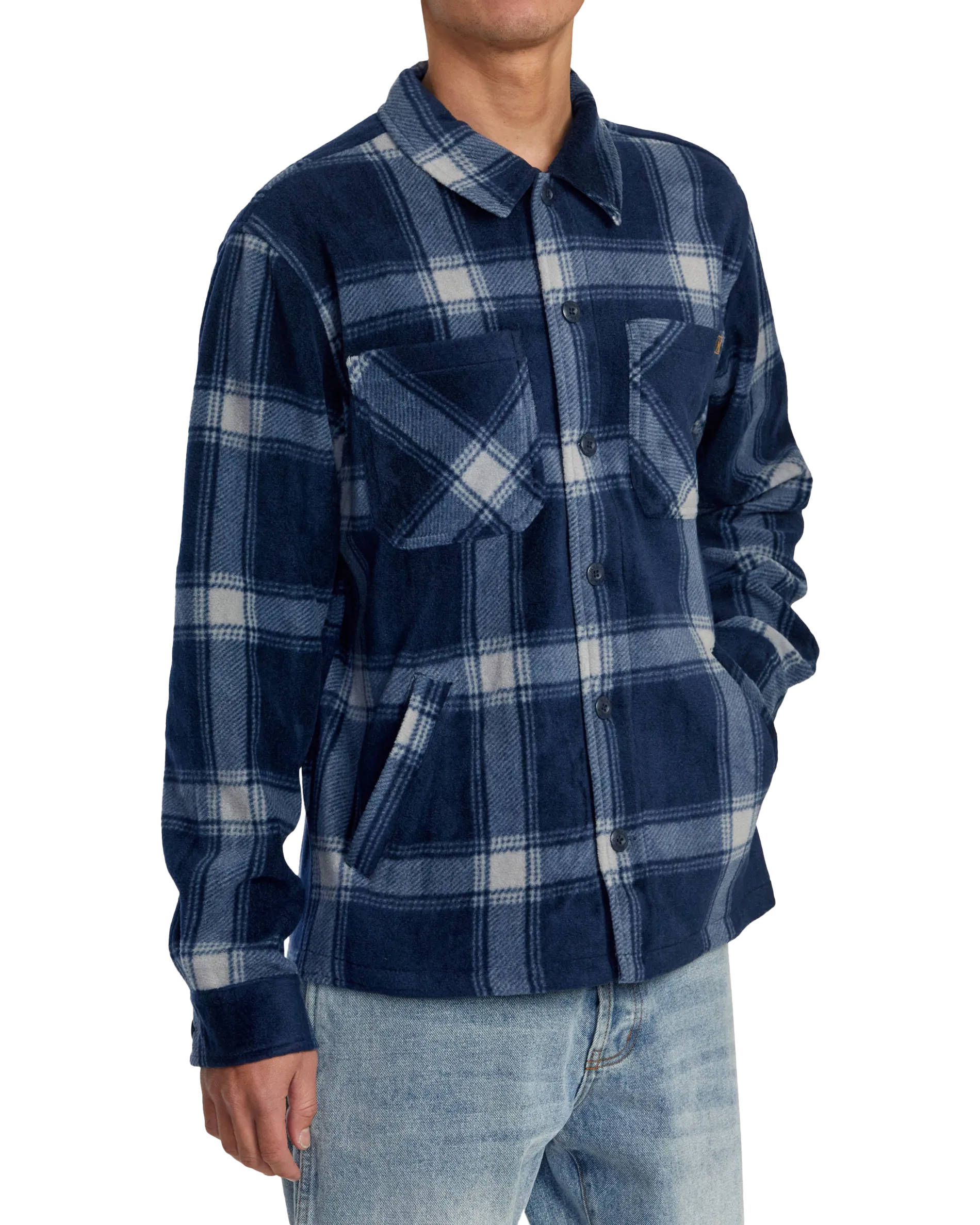 Yukon Hi Pile Fleece Jacket in Moody Blue