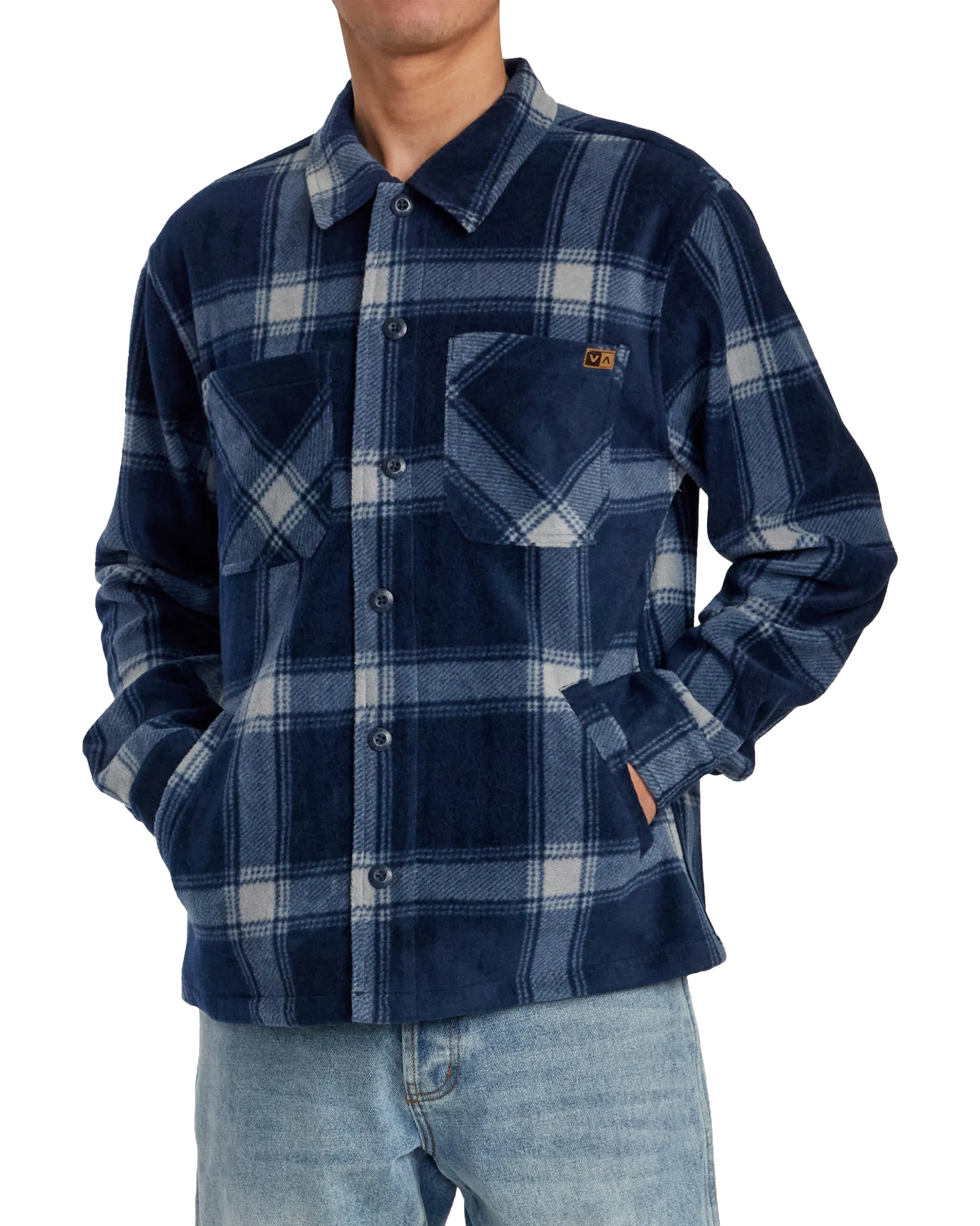 Yukon Hi Pile Fleece Jacket in Moody Blue